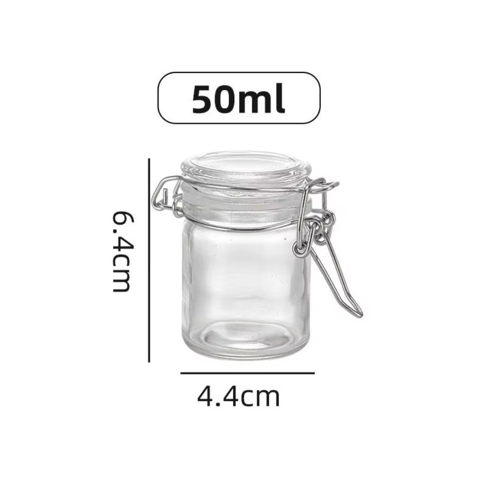 Food Storage Glass Set - Frasco de Vidrio Sellado de 50/100