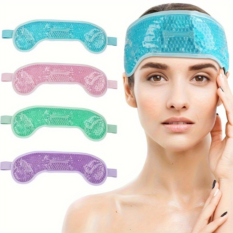 Cold Pack Ice Gel - Diadema de Gel Reutilizable Frío/Calor, Compresa
