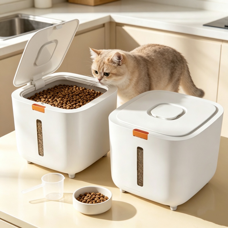 Food Storage For Dog - Caja de Almacenamiento de Alimentos para