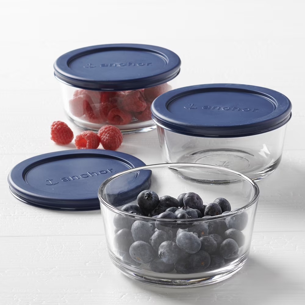 Food Storage Glass Set - Recipientes de Vidrio para Almacenamiento de