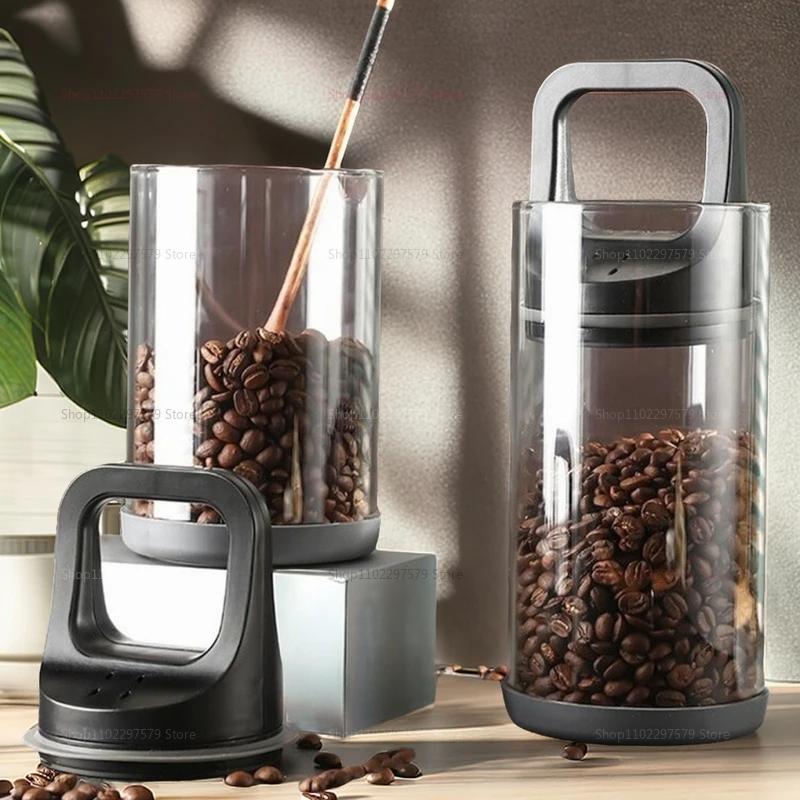 Food Storage Glass Set - Tanque sellado al vacío para granos