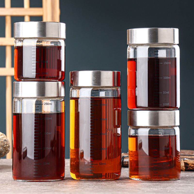 Food Storage Glass Set - Taza de almacenamiento de vidrio de