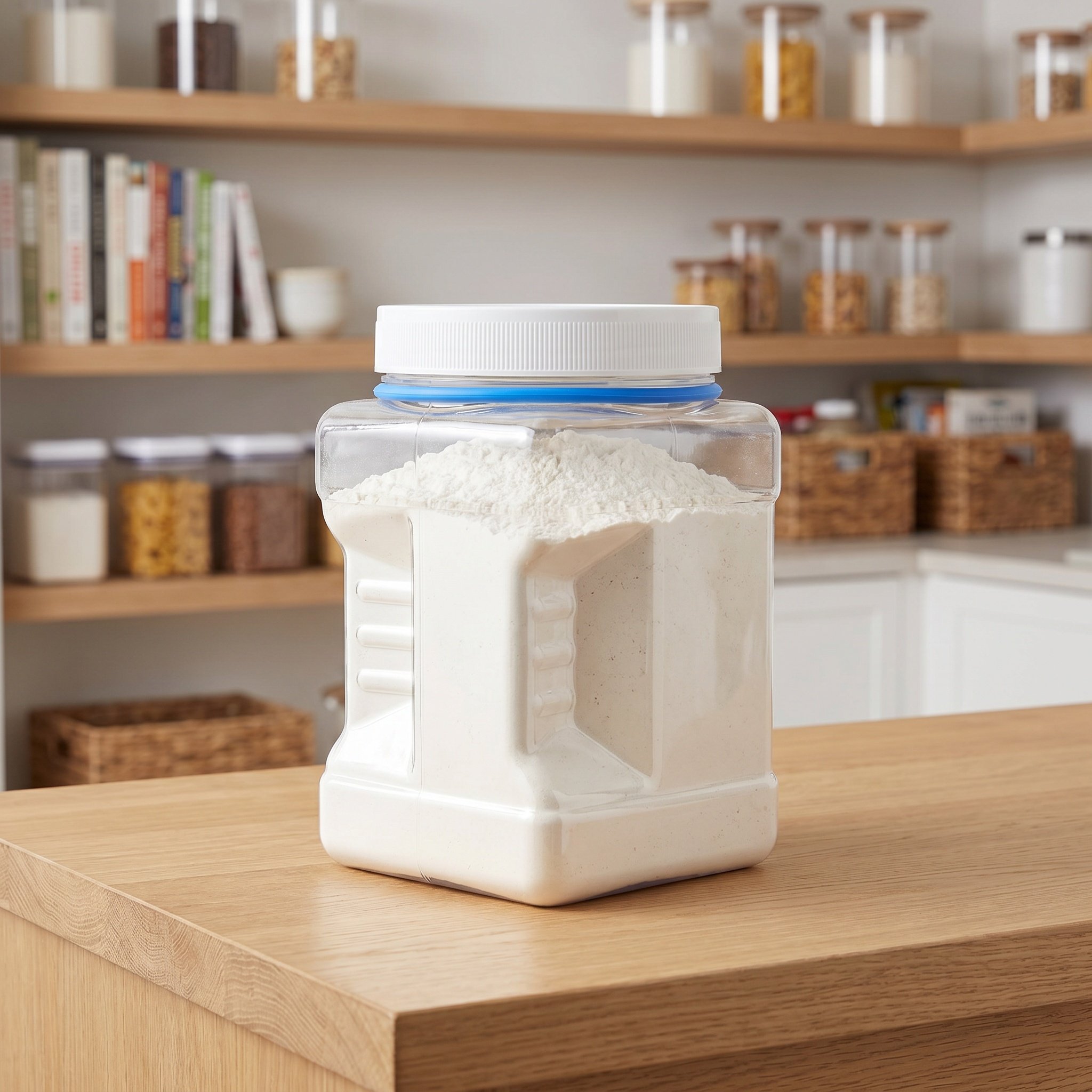 Food Storage Square Containers - Juego de 6 Recipientes Herméticos Cuadrados