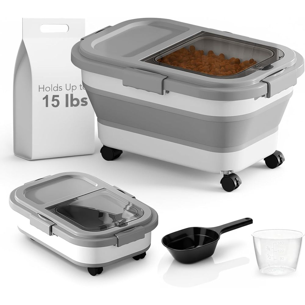Food Storage For Dog - Contenedor de Almacenamiento de Alimentos para