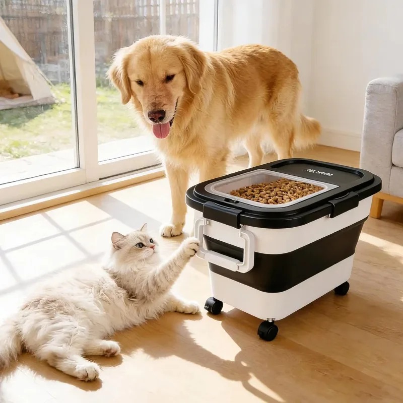 Food Storage For Dog - Contenedor de Almacenamiento de Alimentos para