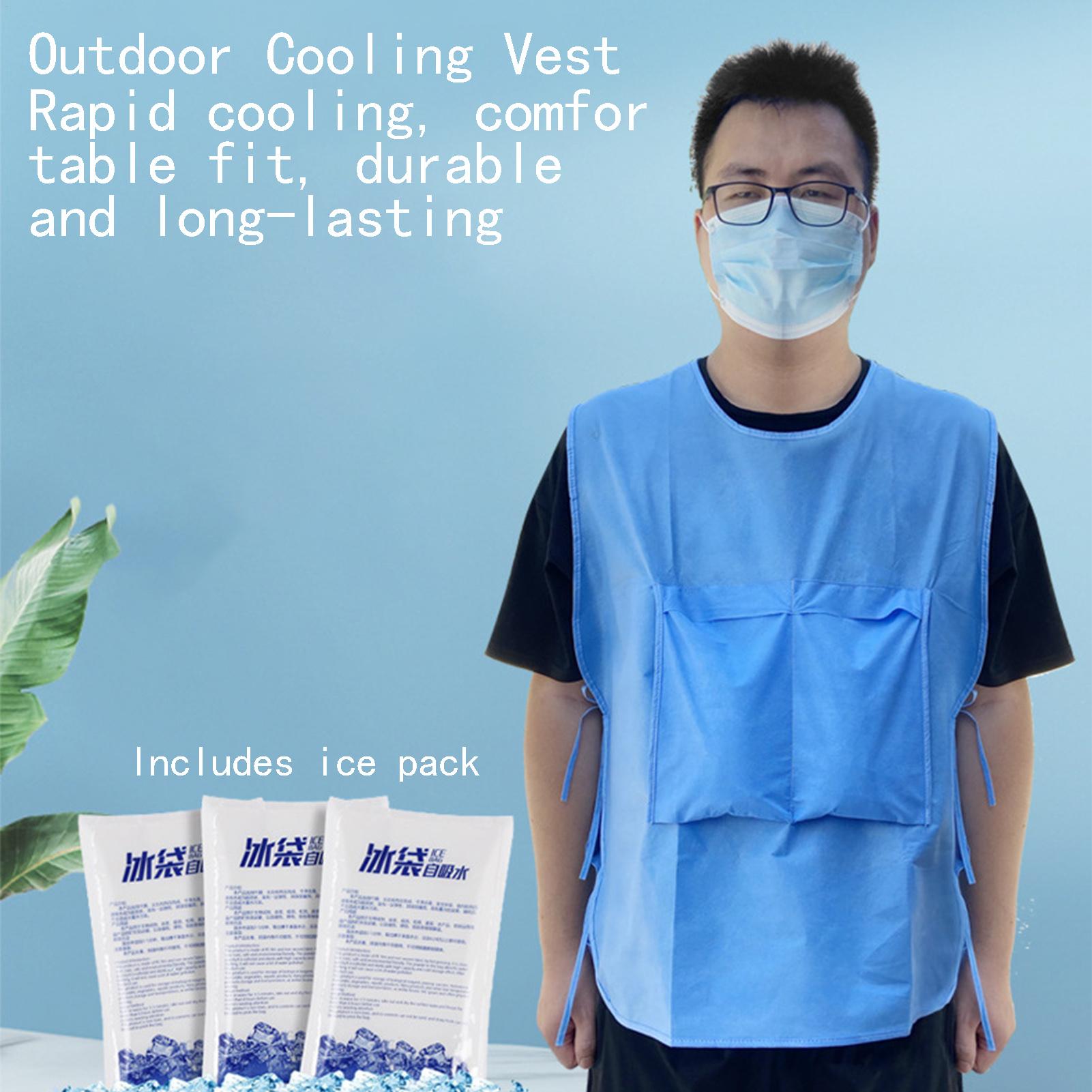 Cold Pack Ice Gel - Chaleco Refrigerante con 4 Bolsas de