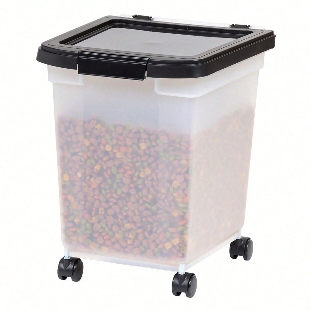 Food Storage For Dog - Cubo de almacenamiento de plástico transparente
