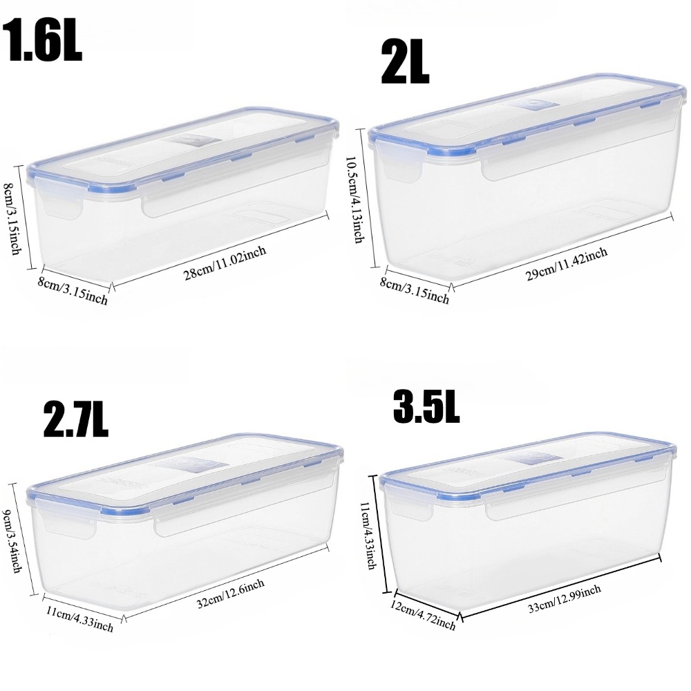 Recipientes para Almacenar Ali - Food Storage Square Containers reseña y precio