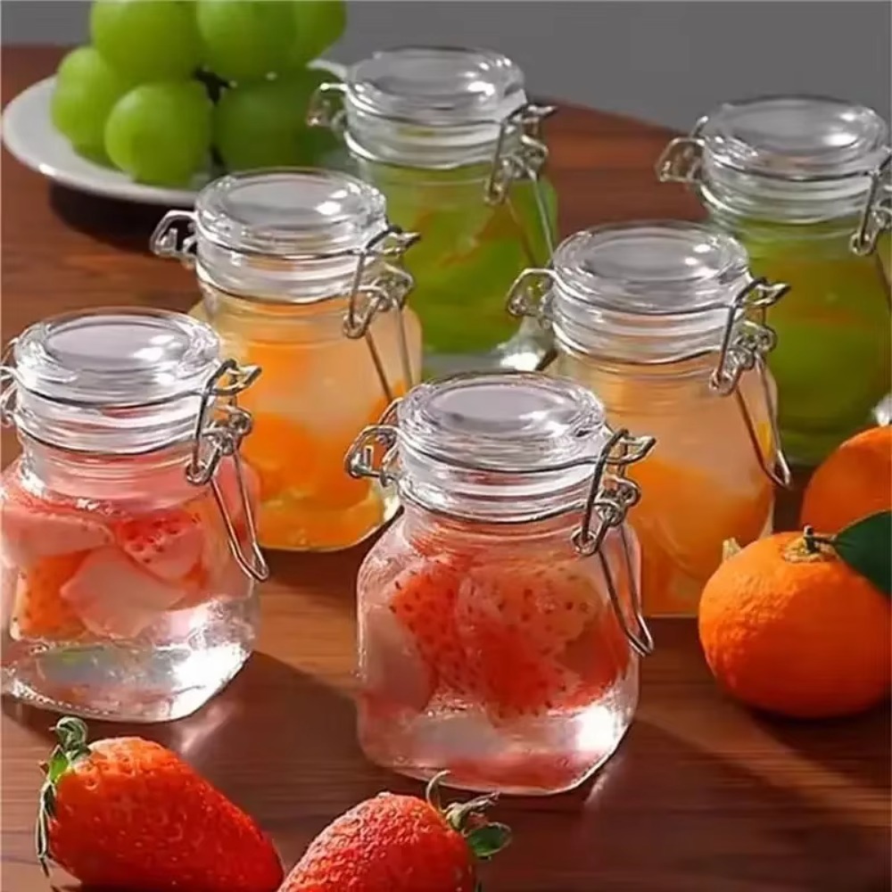 Frasco de Vidrio Sellado de 50 - Food Storage Glass Set reseña y precio