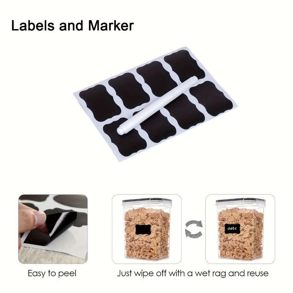 24 Recipientes para Almacenami - Food Storage For Room reseña y precio