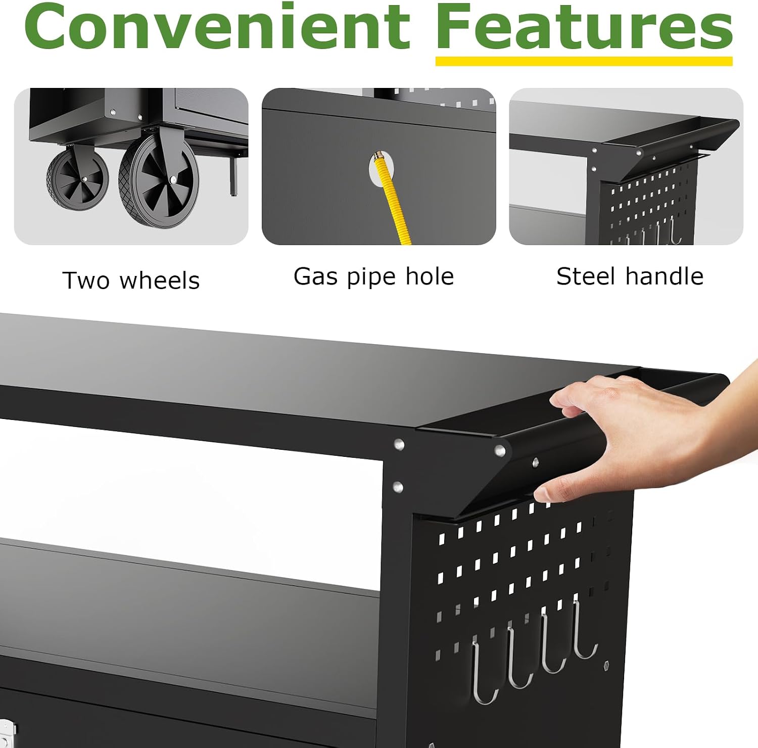 Carrito de parrilla para exter - Food Storage For Room reseña y precio