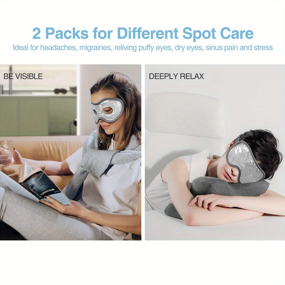 2 unids/set de mascarilla de G - Cold Pack Ice Gel reseña y precio