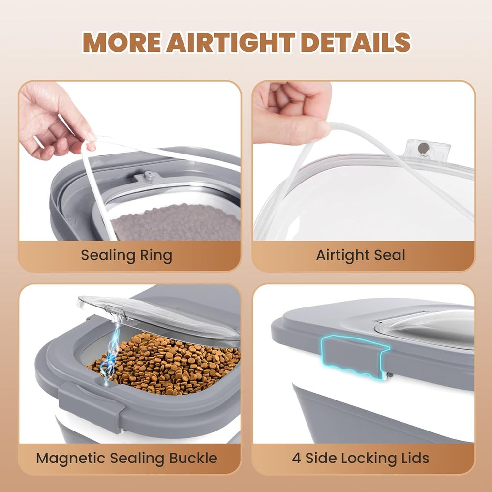 Contenedor hermético para alma - Food Storage For Dog reseña y precio