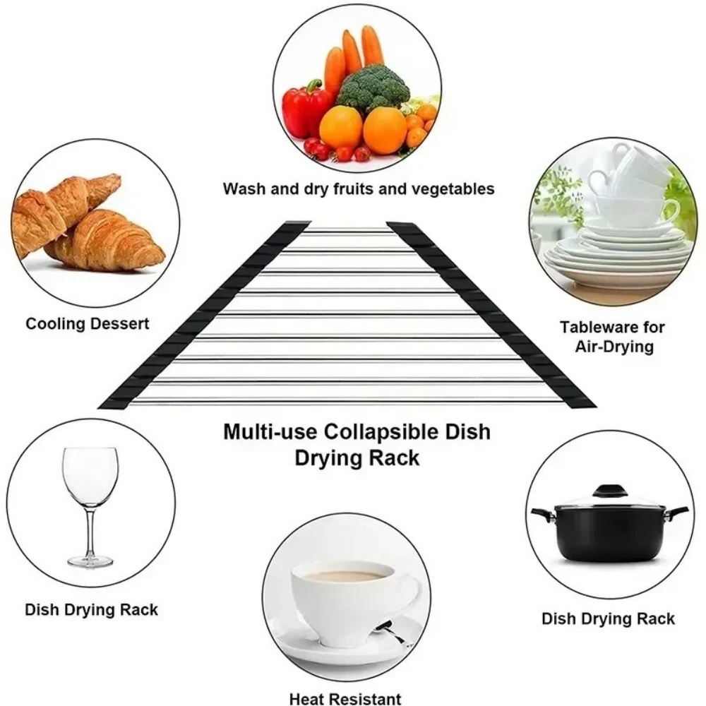 Escurridor de Platos Triangula - Food Storage Organiser reseña y precio