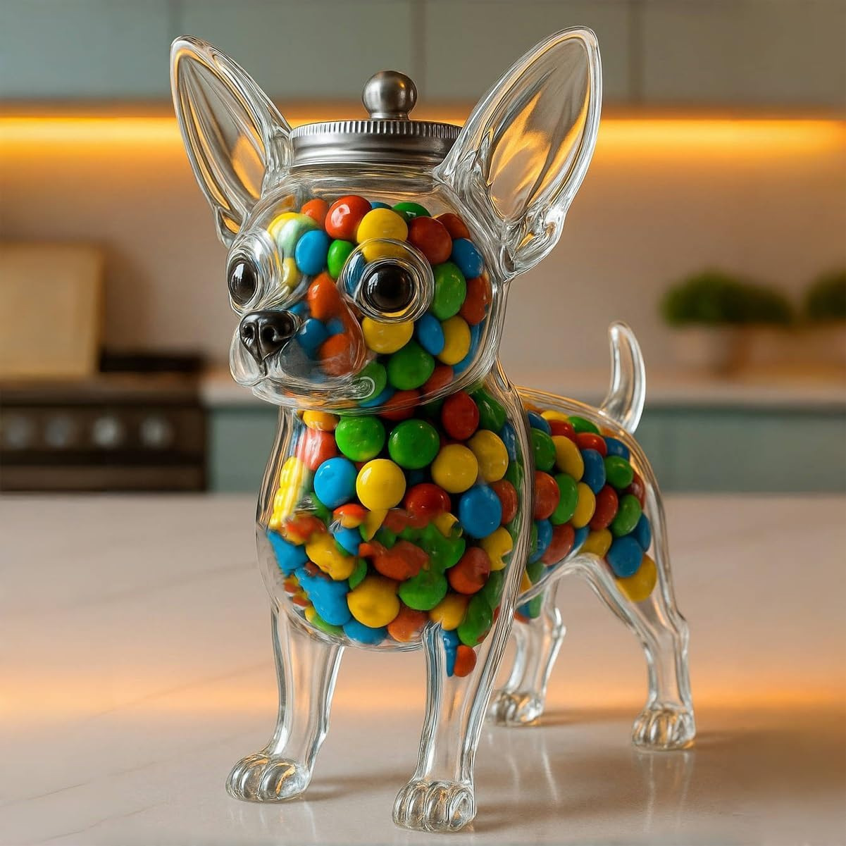 Contenedor con forma de Chihua - Food Storage Glass Set reseña y precio