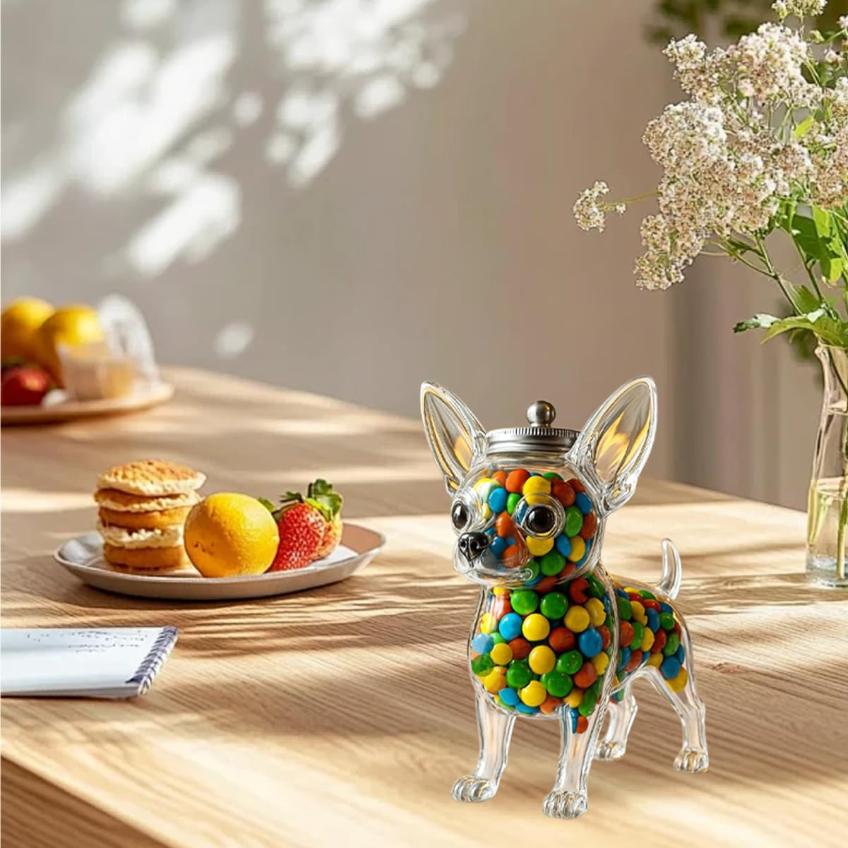 Contenedor con forma de Chihua - Food Storage Glass Set reseña y precio
