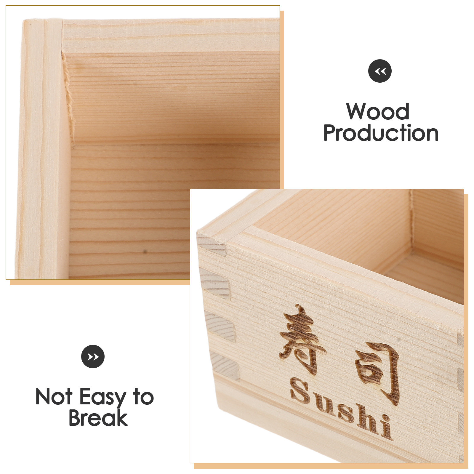 Caja de Madera para Sake Japon - Food Storage Square Containers reseña y precio
