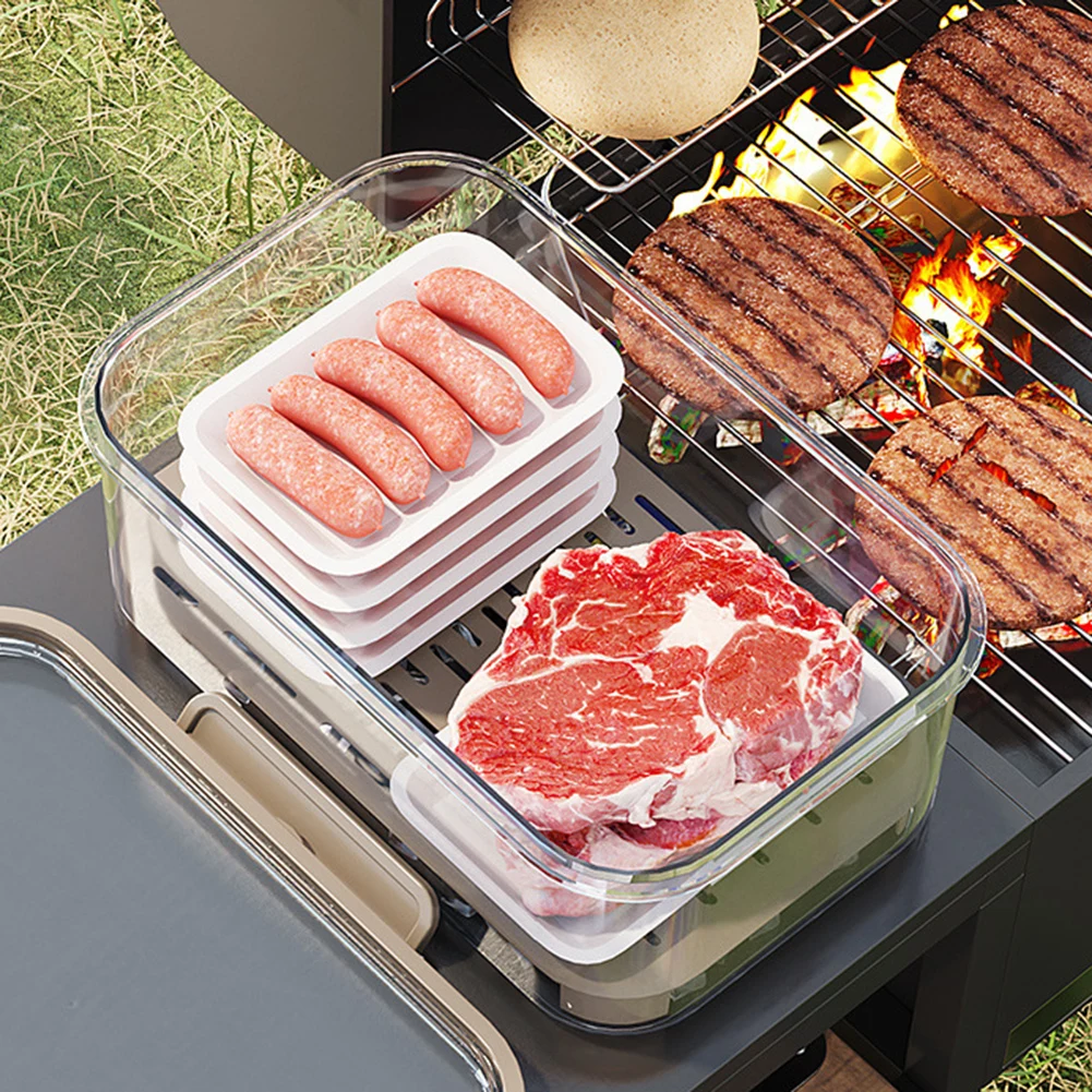 Contenedor portátil de almacen - Food Storage Square Containers reseña y precio