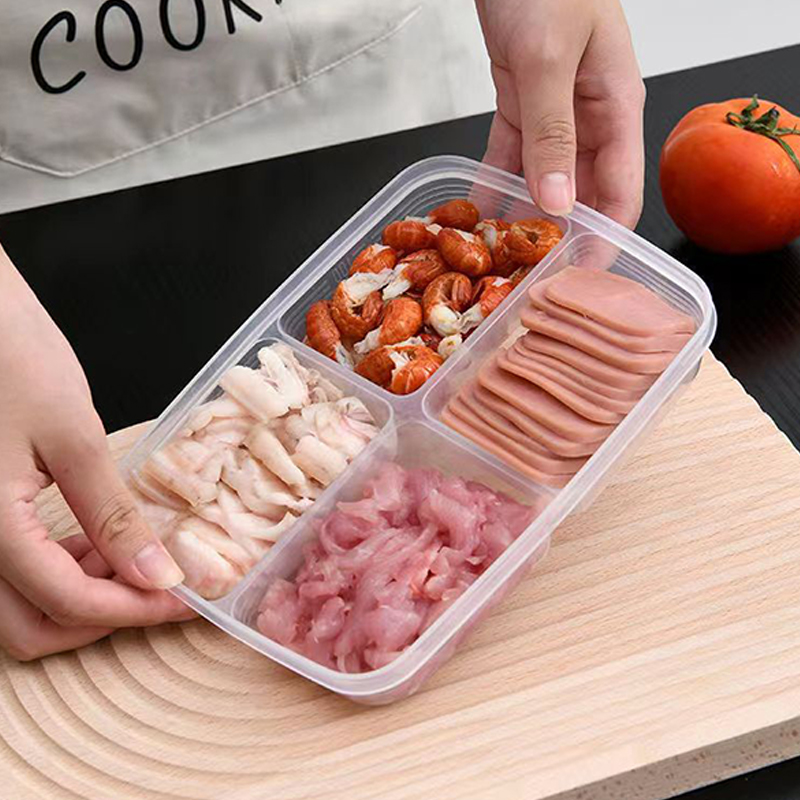 Nueva Caja Organizadora de Plá - Food Storage Square Containers reseña y precio