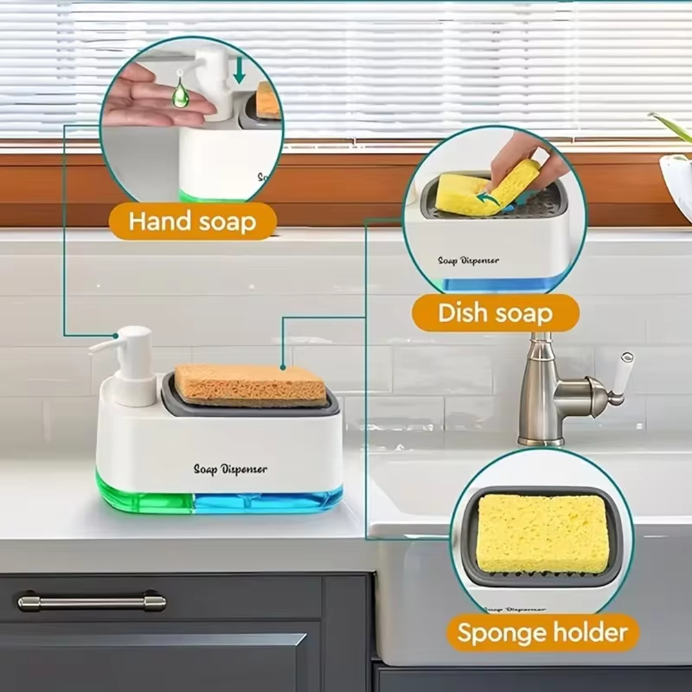 Juego de dispensador de jabón  - Food Storage Organiser reseña y precio