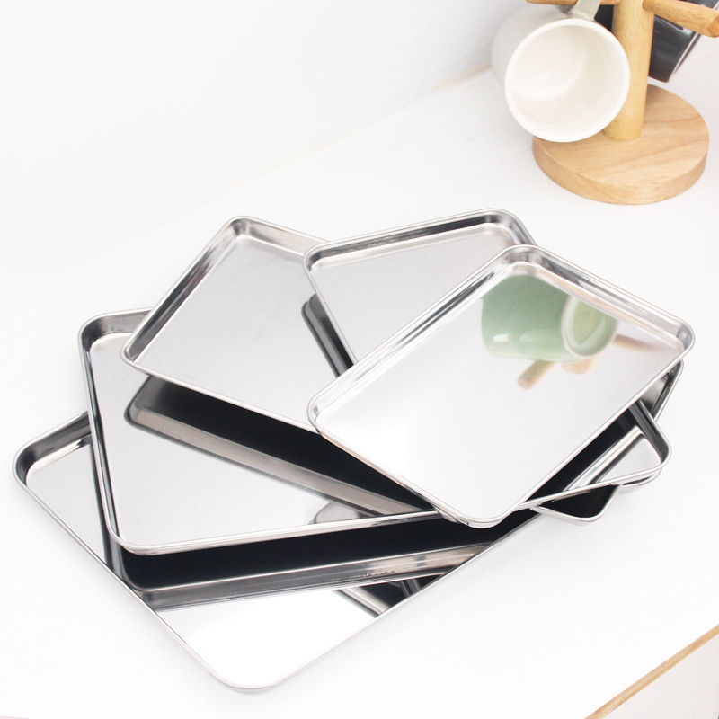 Bandejas rectangulares de acer - Food Storage Restaurant reseña y precio