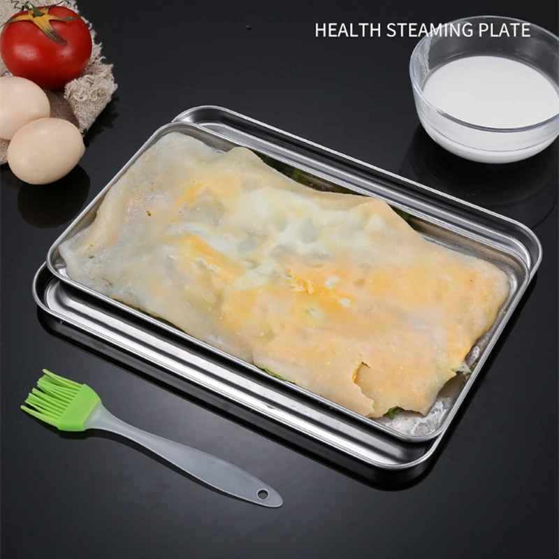 Bandejas rectangulares de acer - Food Storage Restaurant reseña y precio