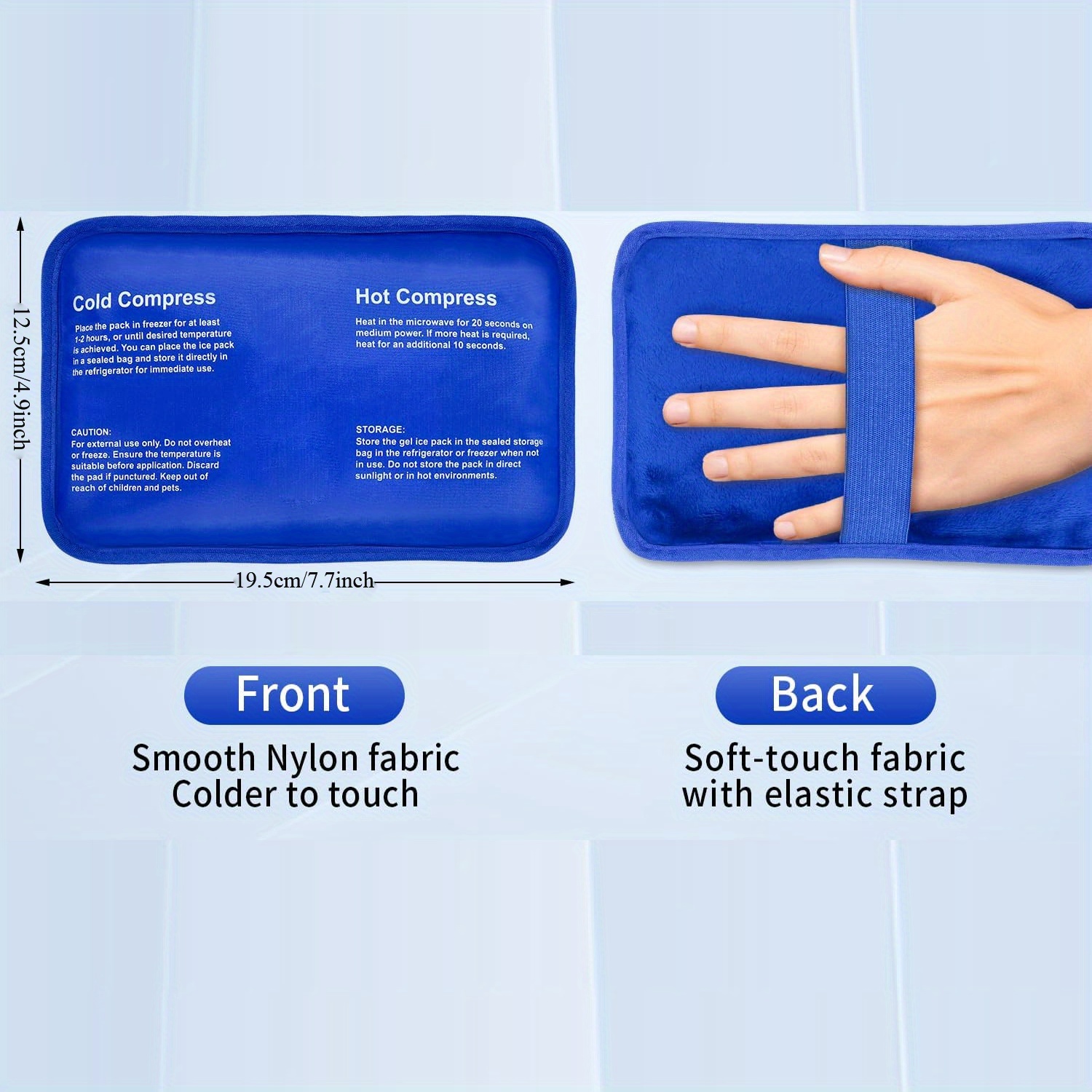 Compresas de Gel Frío/Calor Re - Cold Pack Ice Gel reseña y precio