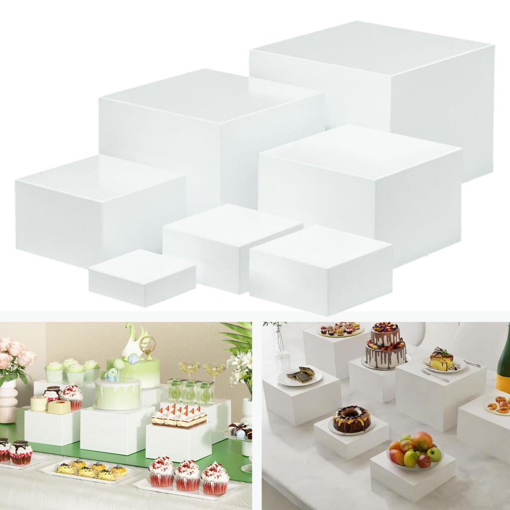 7 piezas de caja de exhibición - Food Storage Restaurant reseña y precio