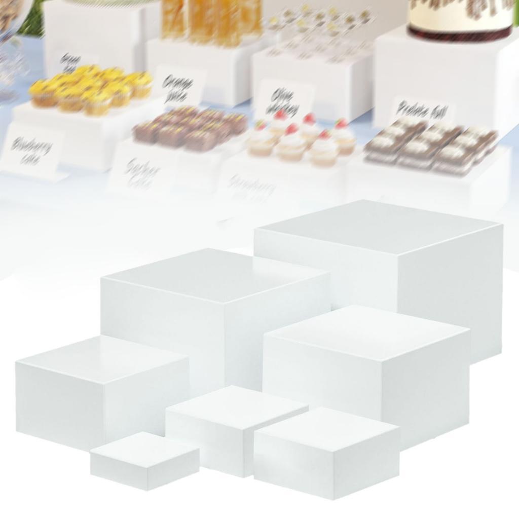 7 piezas de caja de exhibición - Food Storage Restaurant reseña y precio