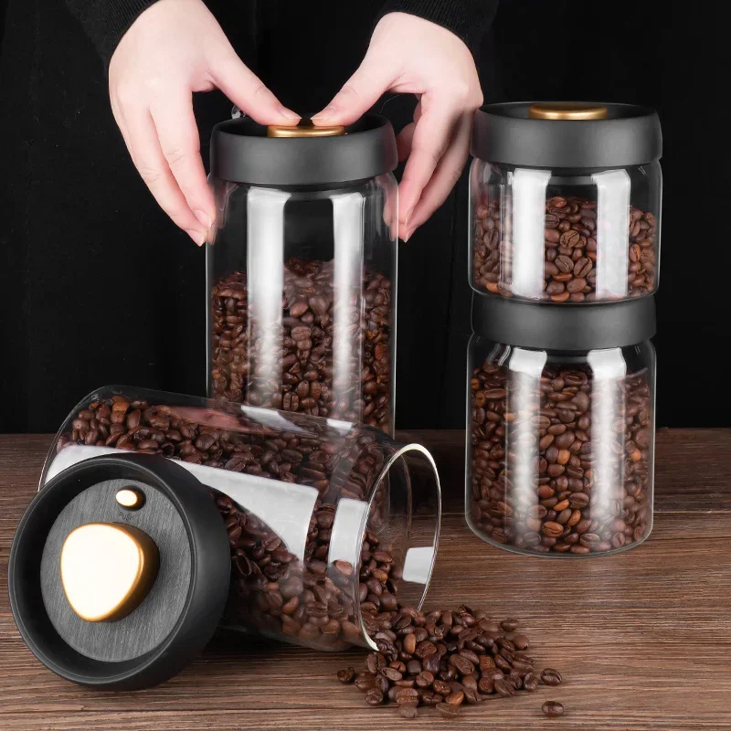 Tarro sellado al vacío de gran - Food Storage Glass Set reseña y precio