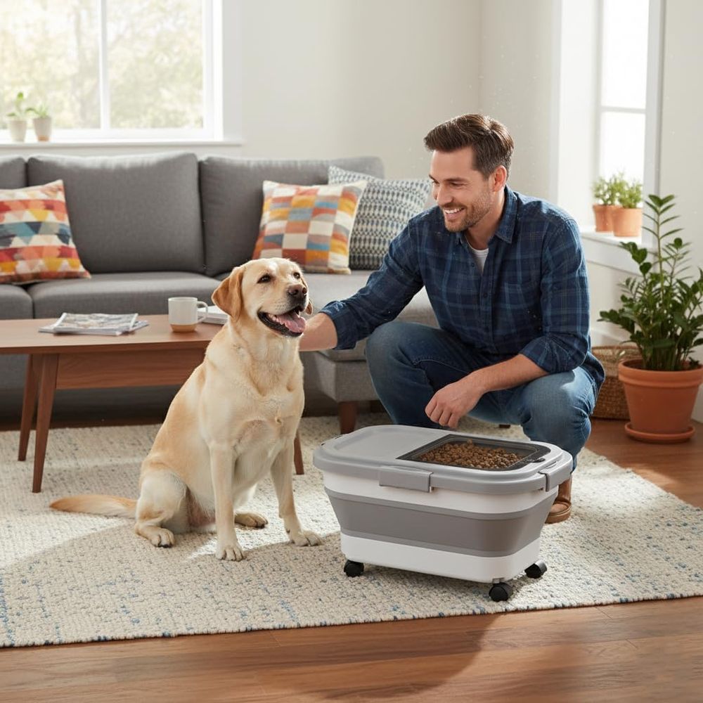 Contenedor de Almacenamiento d - Food Storage For Dog reseña y precio