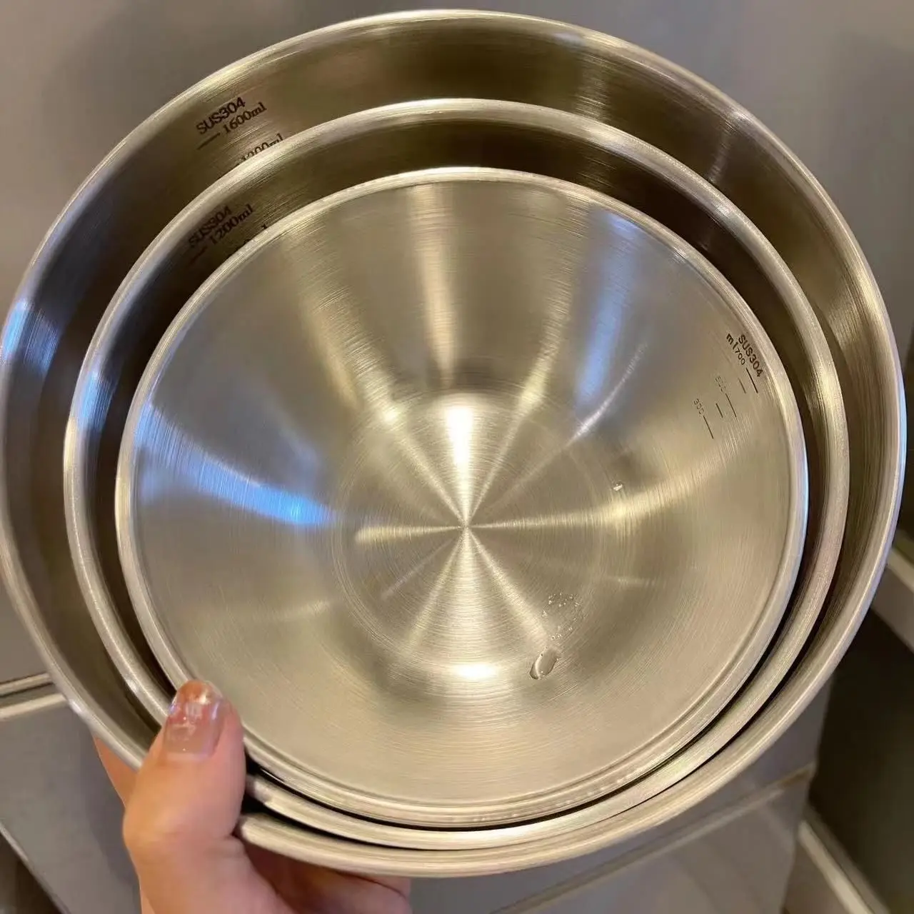 Juego de 3 Tazones de Acero In - Food Storage For Room reseña y precio