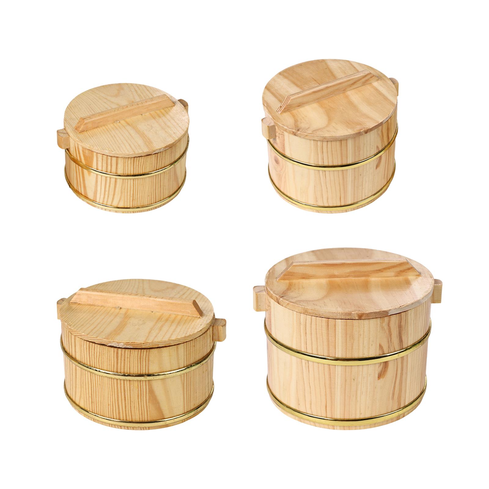 Cubo de madera para cocinar ar - Food Storage Restaurant reseña y precio