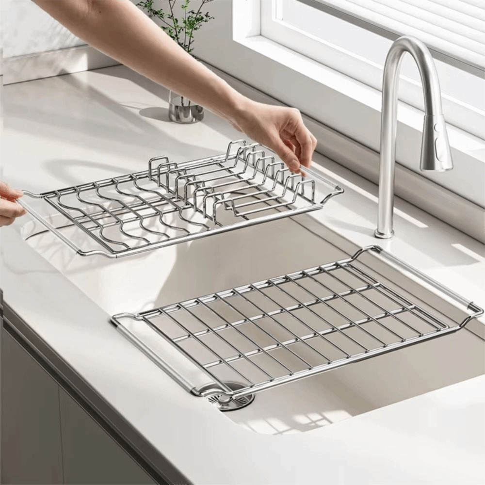Escurridor de Platos Extensibl - Food Storage Organiser reseña y precio