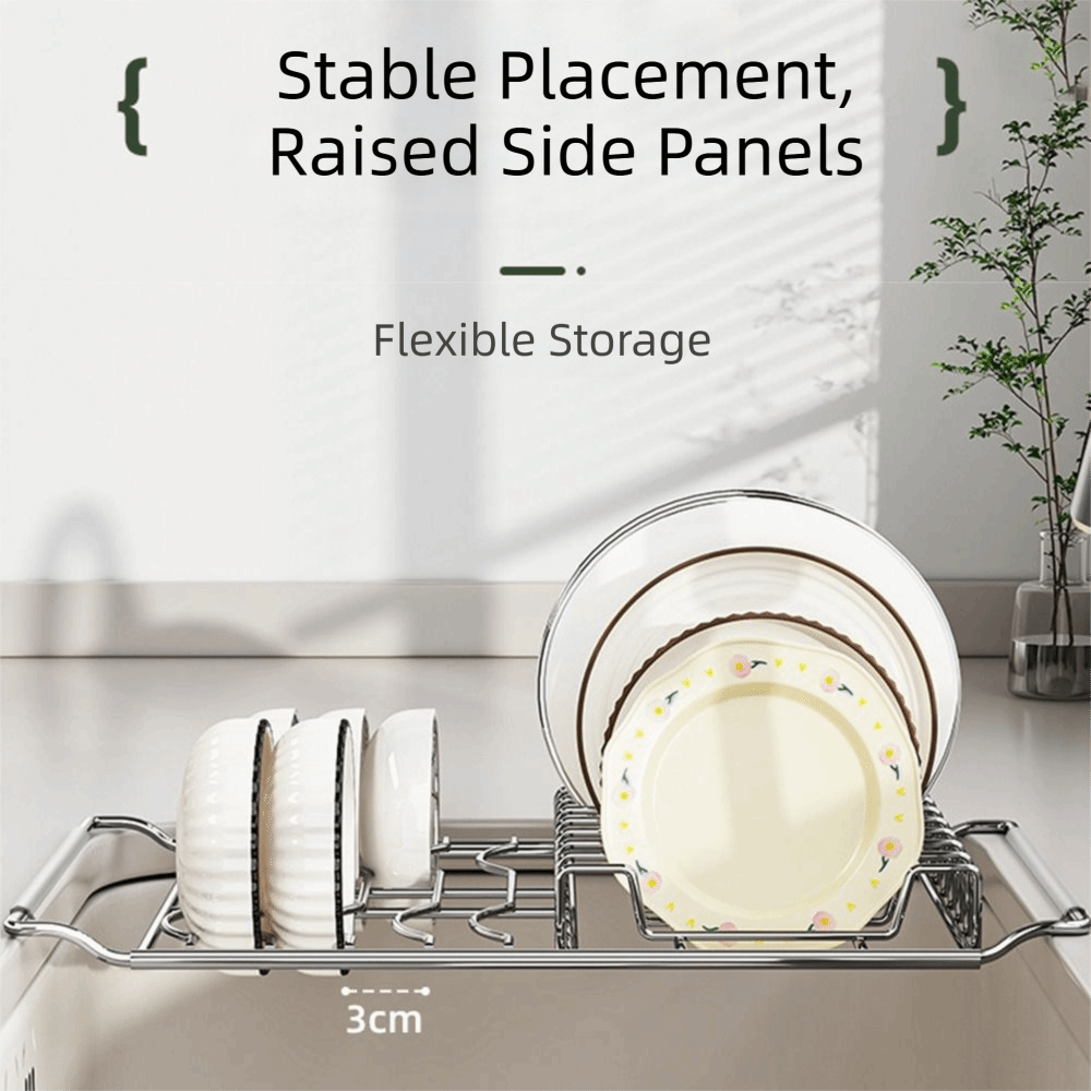 Escurridor de Platos Extensibl - Food Storage Organiser reseña y precio