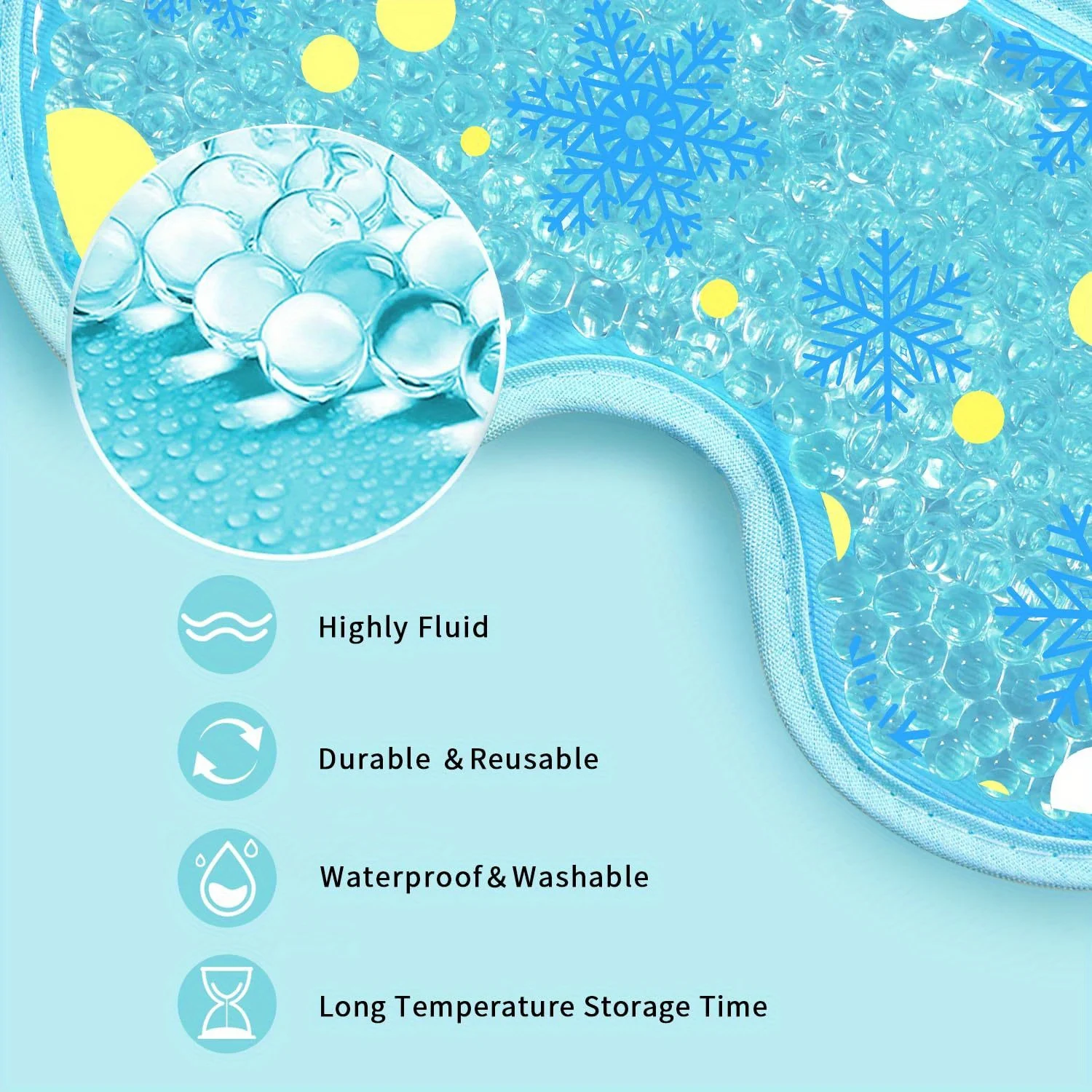 Mascarilla refrescante para oj - Cold Pack Ice Gel reseña y precio