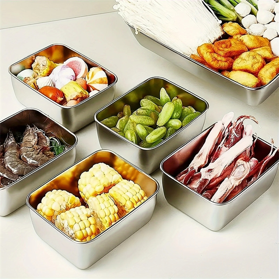 Caja de almacenamiento de alim - Food Storage Square Containers reseña y precio