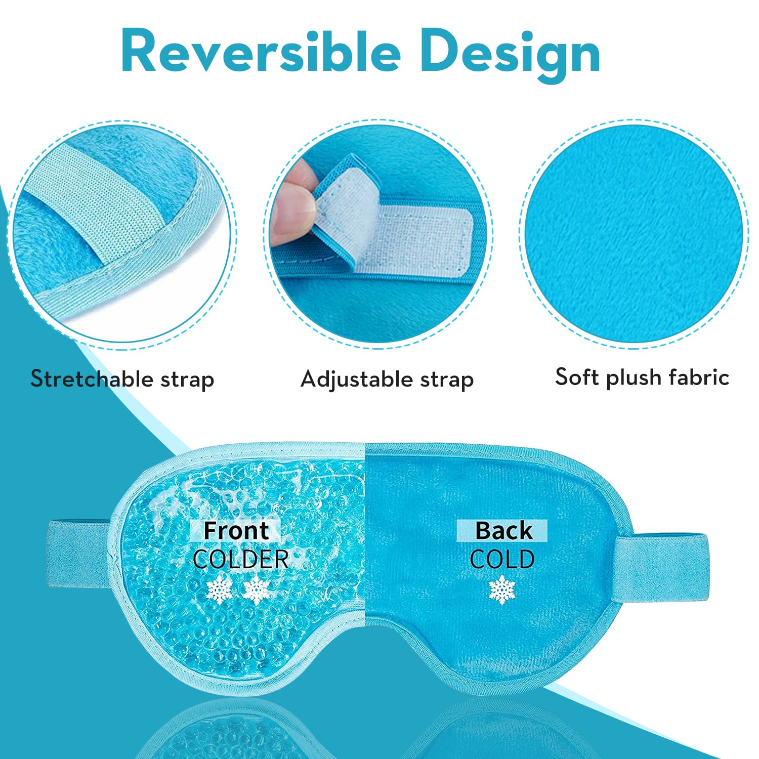 Máscara de gel refrescante par - Cold Pack Ice Gel reseña y precio