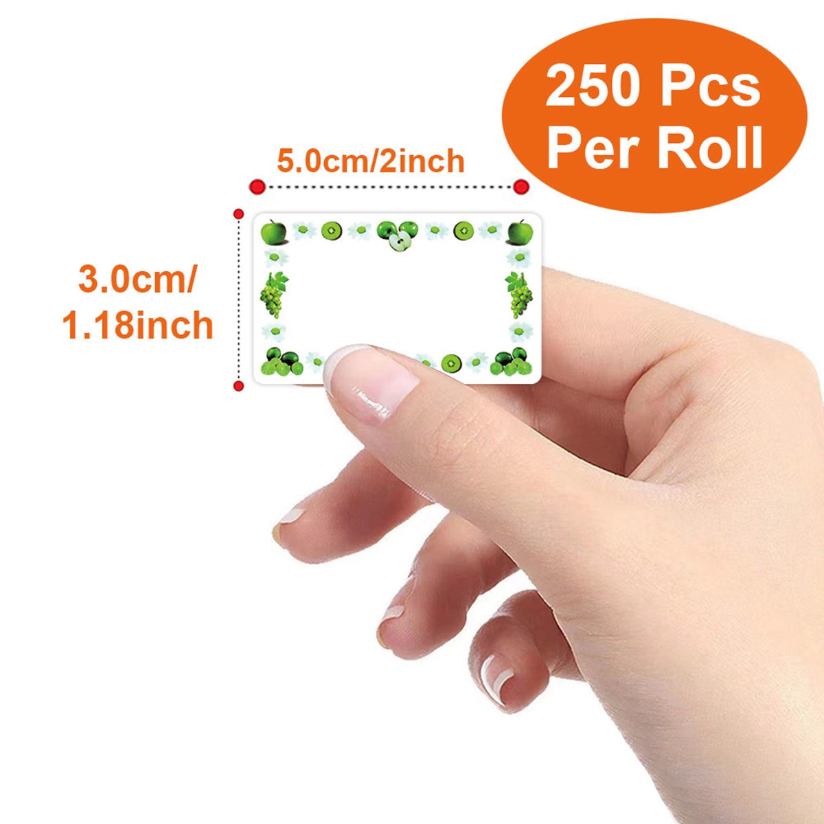 250 Etiquetas Rectangulares pa - Food Storage Restaurant reseña y precio